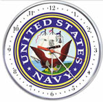 United States Navy Collectible Wall Clock